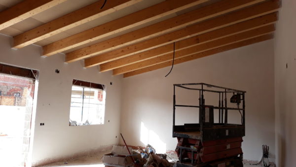 casa E interior en construccio 2019